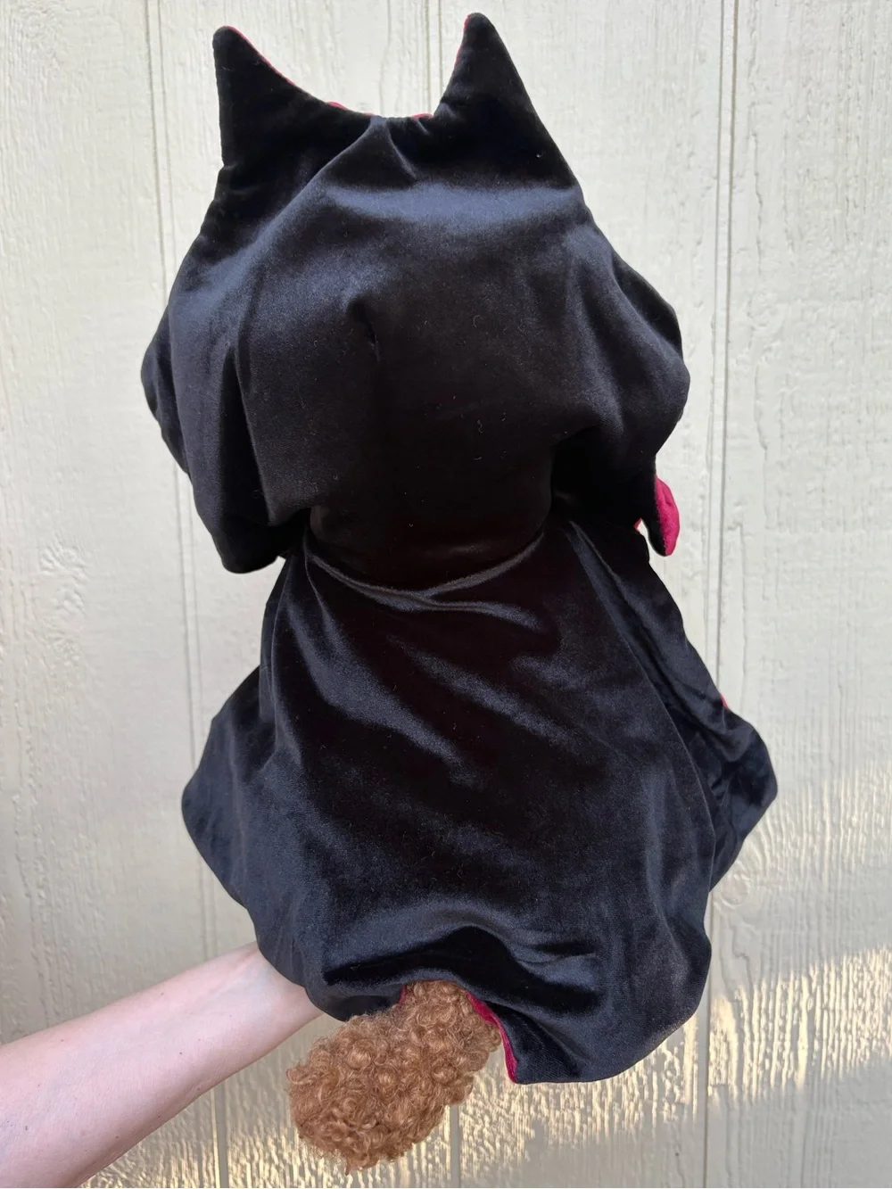 Pottery Barn Dante the Dracula Dog Shaped Pillow